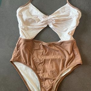 One piece vintage inspired swimsuit